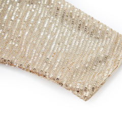 Commuter round neck sequined long sleeve top