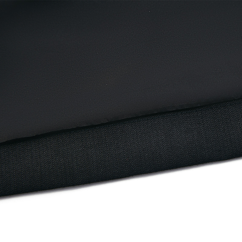 Elegant black v-neck sleeveless button dress