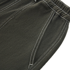 New design street black big pocket jeans