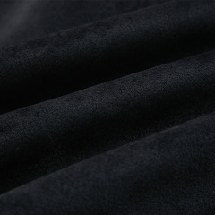 Sexy black suede rhinestone hip skirt