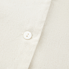 Temperament solid color linen sleeveless V-neck vest