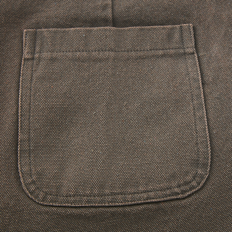 Vintage Brown Raw Edge Short Jeans