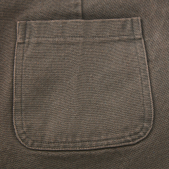 Vintage Brown Raw Edge Short Jeans