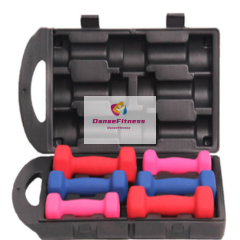 Gym Fitness Weightlifting Body Training dip pastic dumbbell box set