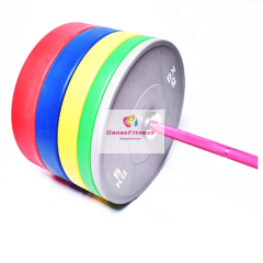 Wholesale Bodybuilding corlor Barbell Painting Weight Plates Cast Iron
