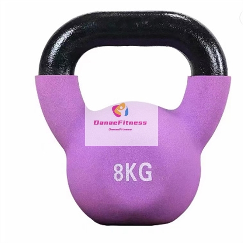 Gym Weight Lifting Equipment Dipped Colored Kettlebell