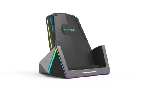 QI 10W Output RGB Gaming Wireless Charger Station