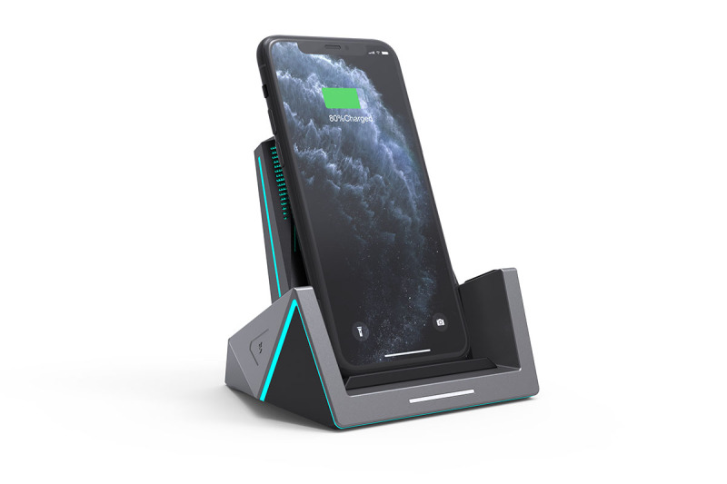 QI 10W Output RGB Gaming Wireless Charger Station