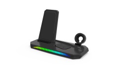 3 IN 1 Gaming Sound Pickip RGB Wireless Charger
