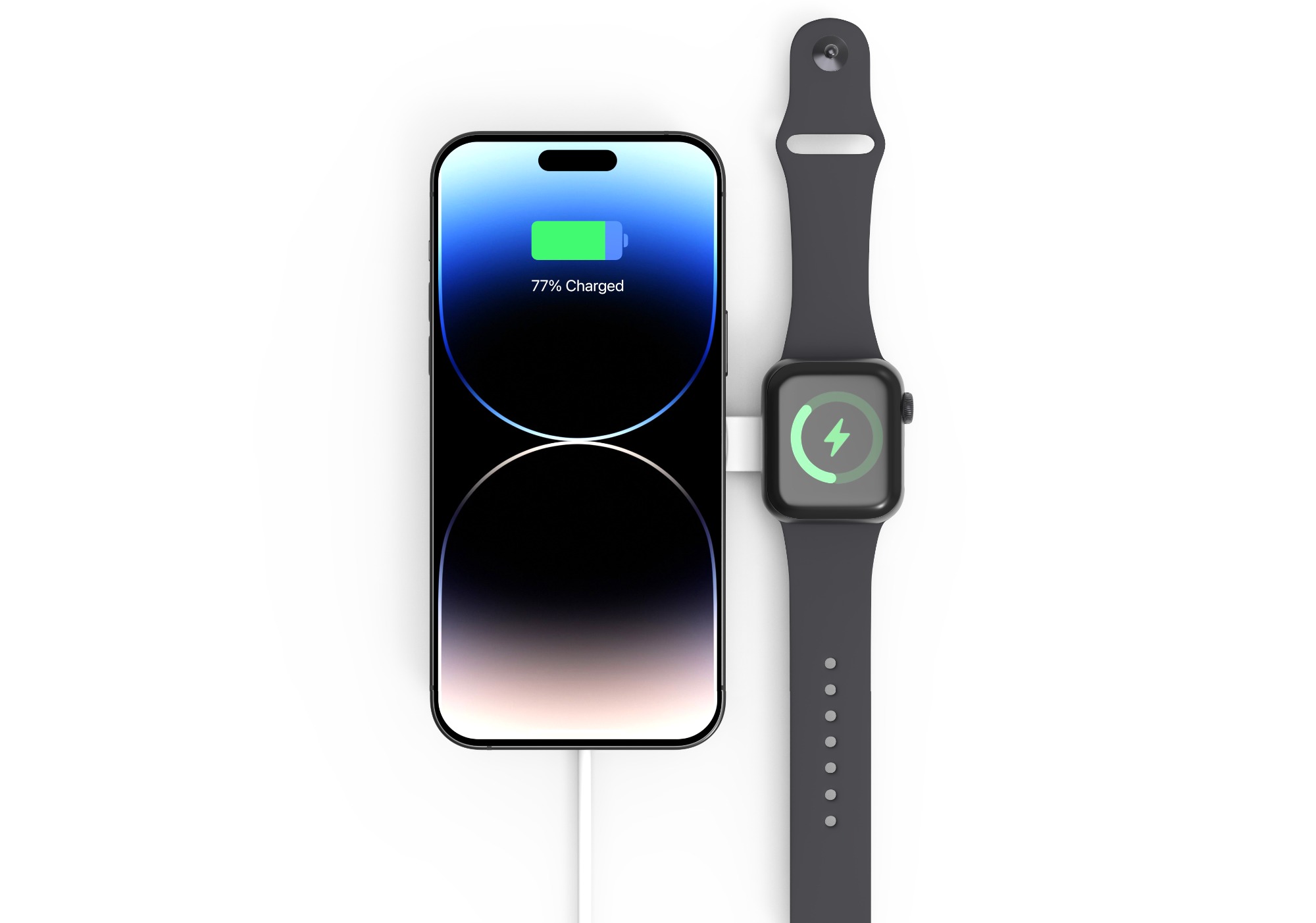 Datachable 2-in-1 Magnetic Wireless Charger