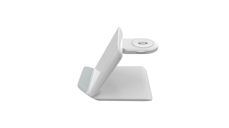 Foldable 2-in-1 Mini Fast Wireless Charging Stand