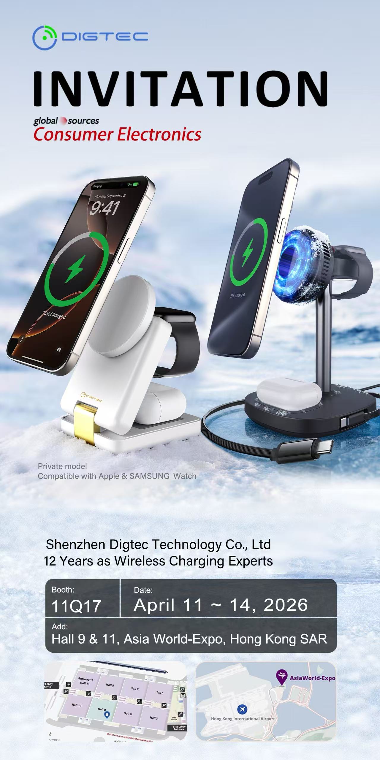 Digtec Global Source Booth 11Q17  Date April 11 ~ 14.2026 Invitation