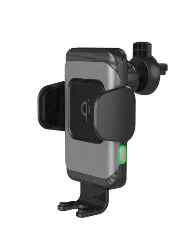 top-selling 15W automatic fast wireless car charger mount, Coil sensor phone holder