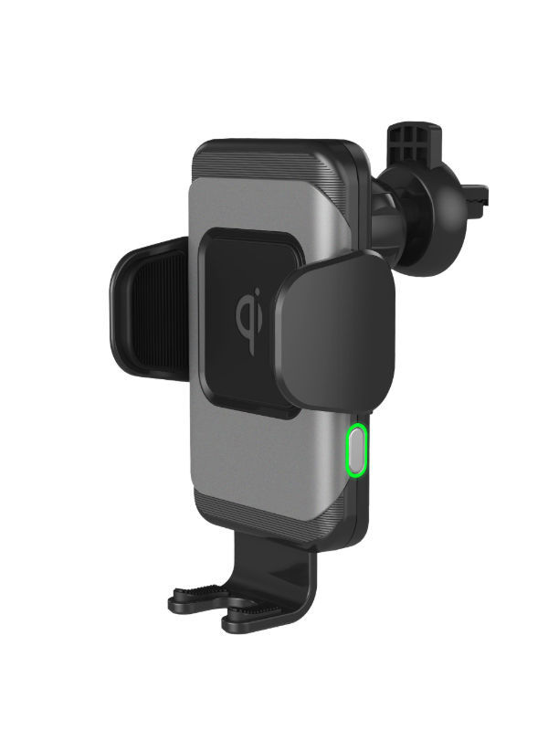 top-selling 15W automatic fast wireless car charger mount, Coil sensor phone holder