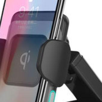 15W Smart Automatic Touch Sensor Fast Charging Qi Wireless Charger Car Charger Mount