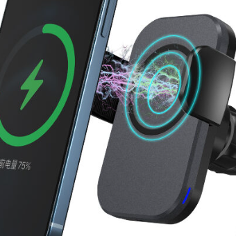 15W Fast Charging Wireless Car Holder Magnetic Wireless Car Charger Mobile Phone Car Charger