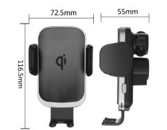 New Design Fully Automatic Induction Wireless Fast Charger Car Air Vent Mount Wireless Charger