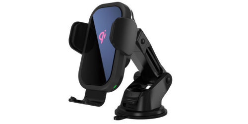 Wireless Charger Car 15W Intelligent Clamping Wireless Charger Car Mount With Automatic Sensor