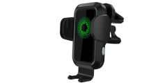 Colorful ID Patent Wireless Charging Automatic Induction Glass surface Car Charger Holder