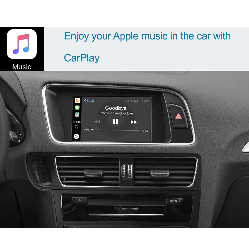 Wireless Apple CarPlay Android Auto Interface for Audi Q5 20092017