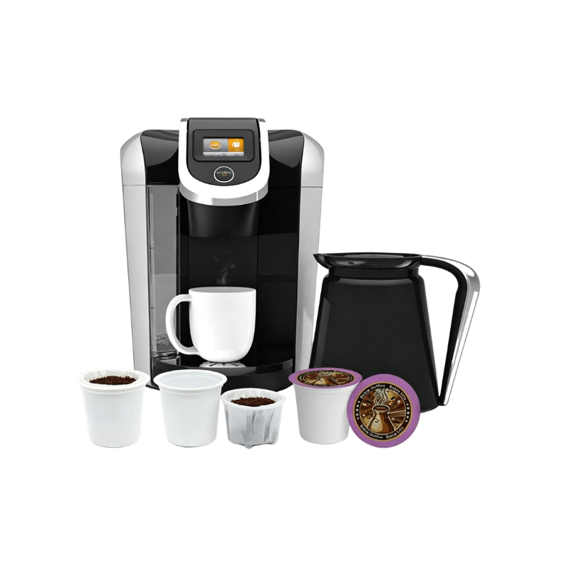 Custom Color Coffee Capsule Vessel Pod Cup PP Plastic and Single Layer Mesh Fabric