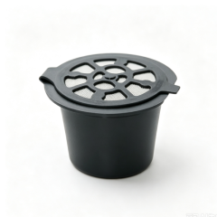 Reusable Coffee Capsule Cup PP Stainless Steel Refillable Coffee Pod Compatible with Nespresso Machine