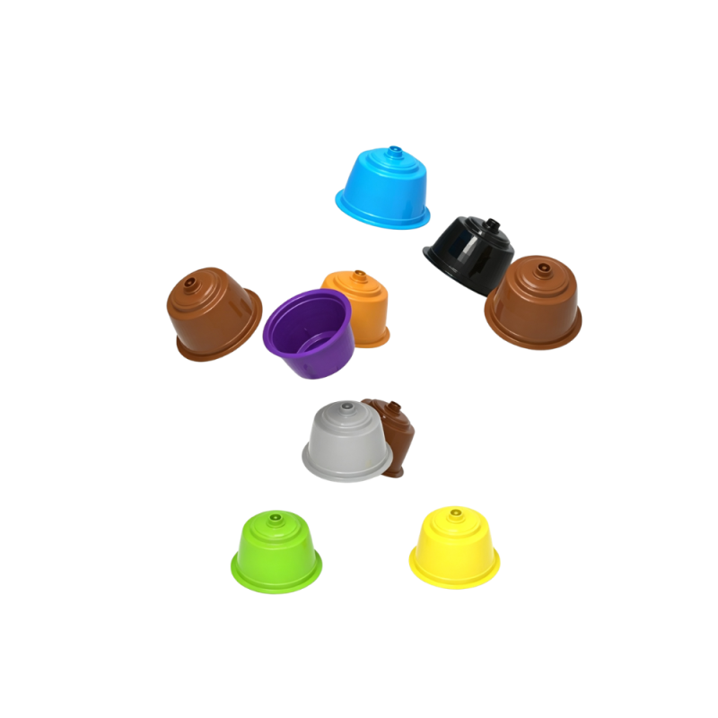 Single Serve Food Grade Aluminum Empty Coffee Capsule Pods Small Cup Compatible with Dolce Gusto