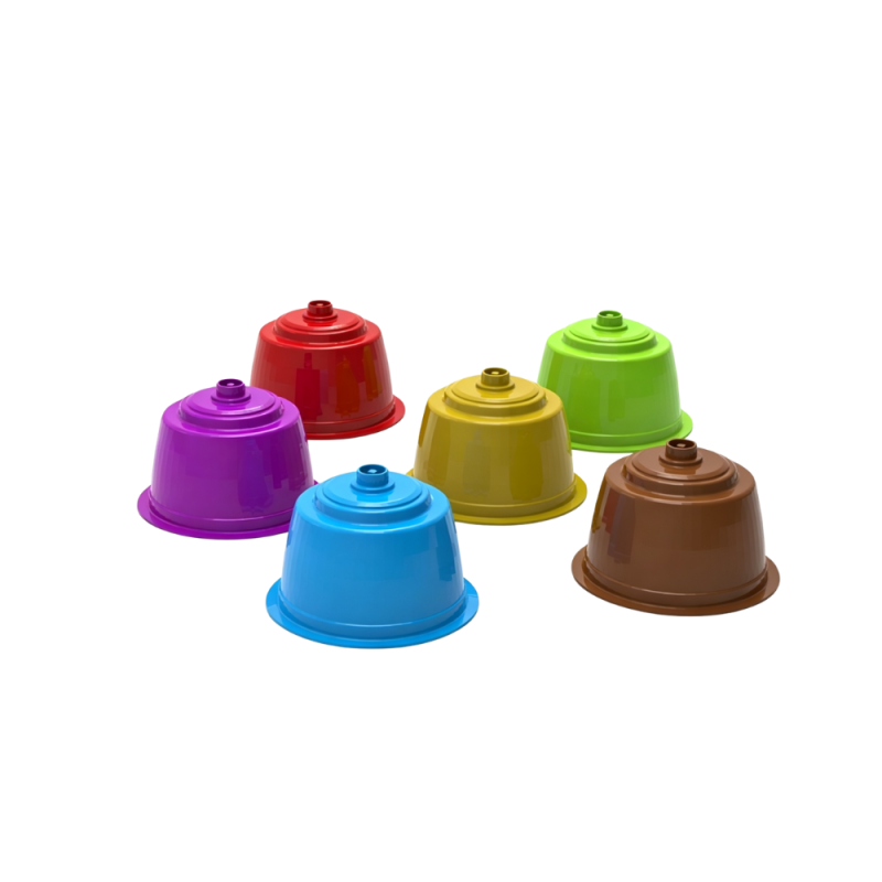 Single Serve Food Grade Aluminum Empty Coffee Capsule Pods Small Cup Compatible with Dolce Gusto