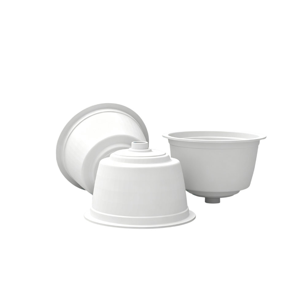Single Serve Food Grade Aluminum Empty Coffee Capsule Pods Small Cup Compatible with Dolce Gusto