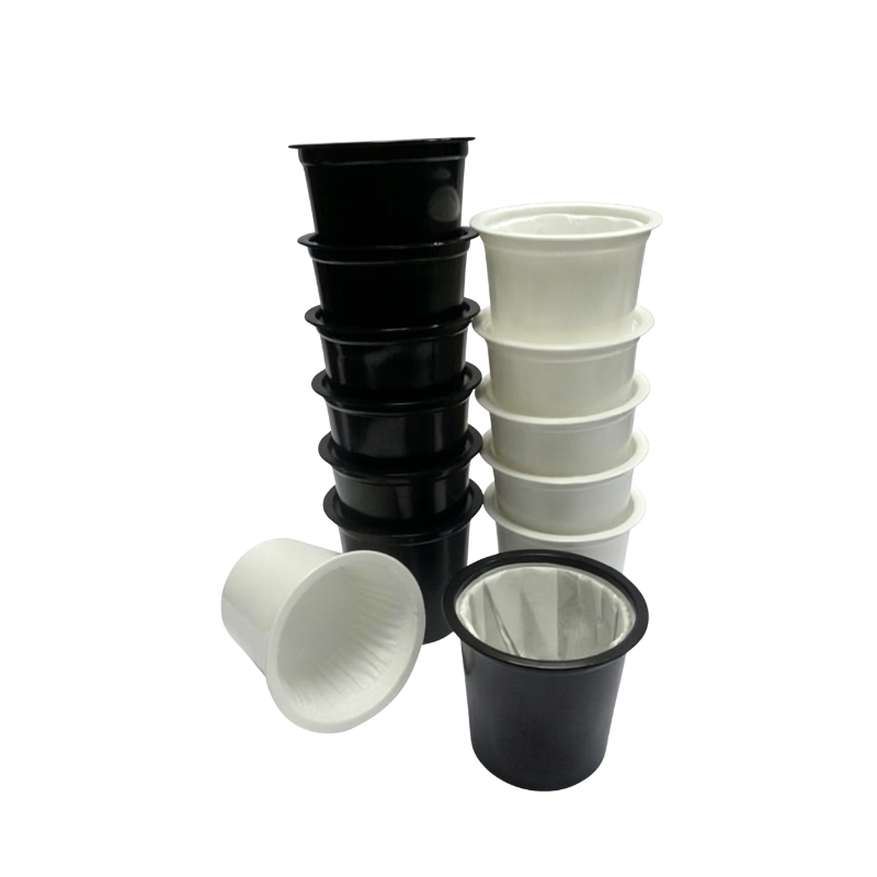 Custom Color Coffee Capsule Vessel Pod Cup PP Plastic and Single Layer Mesh Fabric