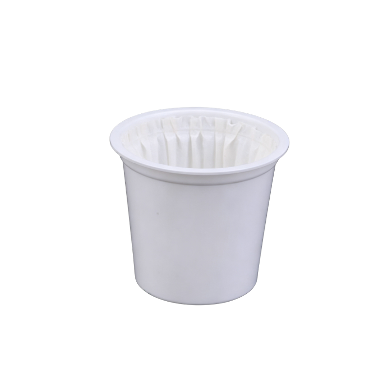 Custom Color Coffee Capsule Vessel Pod Cup PP Plastic and Single Layer Mesh Fabric