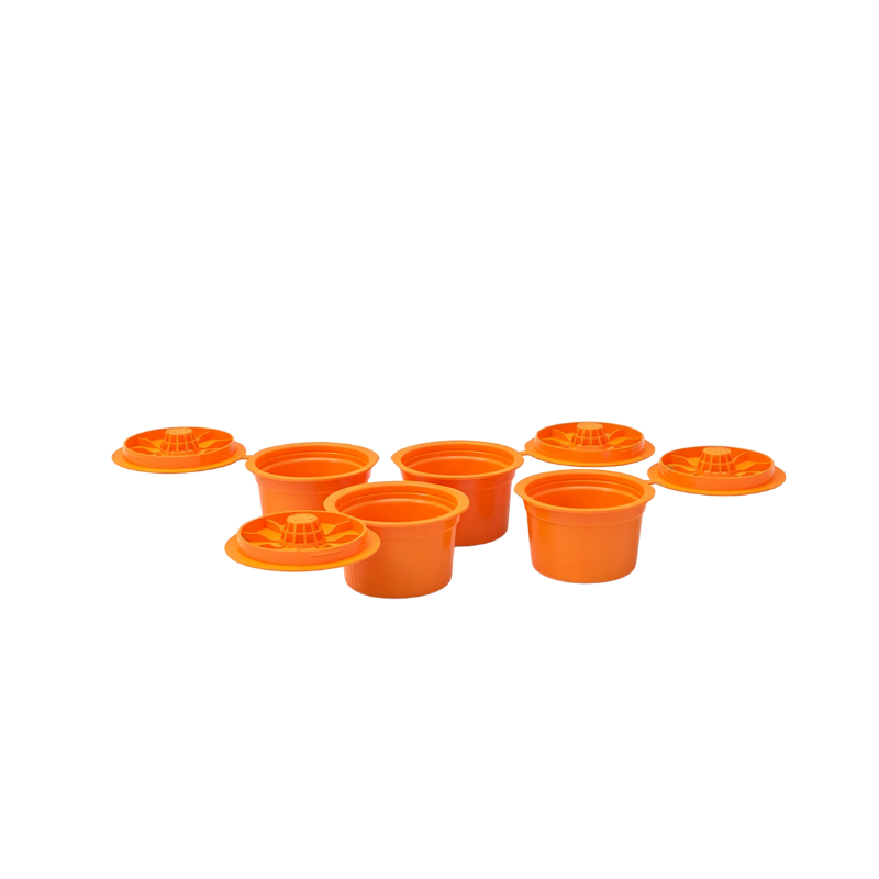 Bulk Coffee Capsule Pod Factory Supply Commercial Cup Plastic for Caffitaly Powder