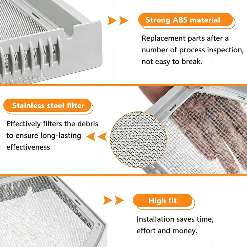 GE Appliances Dryer Lint Filter Screen, Genuine Original Equipment Manufacturer (OEM) Part, WE03X23881