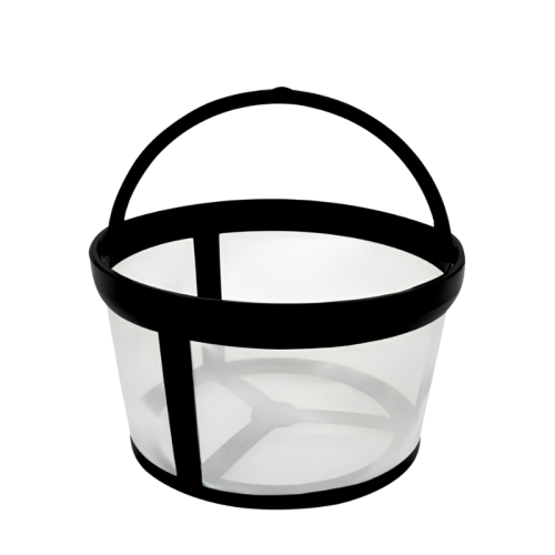 Coffee Filter &amp; Tea Strainer, 304 Stainless Steel Mesh Nylon Coffee Filter Basket, Reusable Filter for 4‑Cup / 8‑Cup / 12‑Cup Drip Coffee Makers