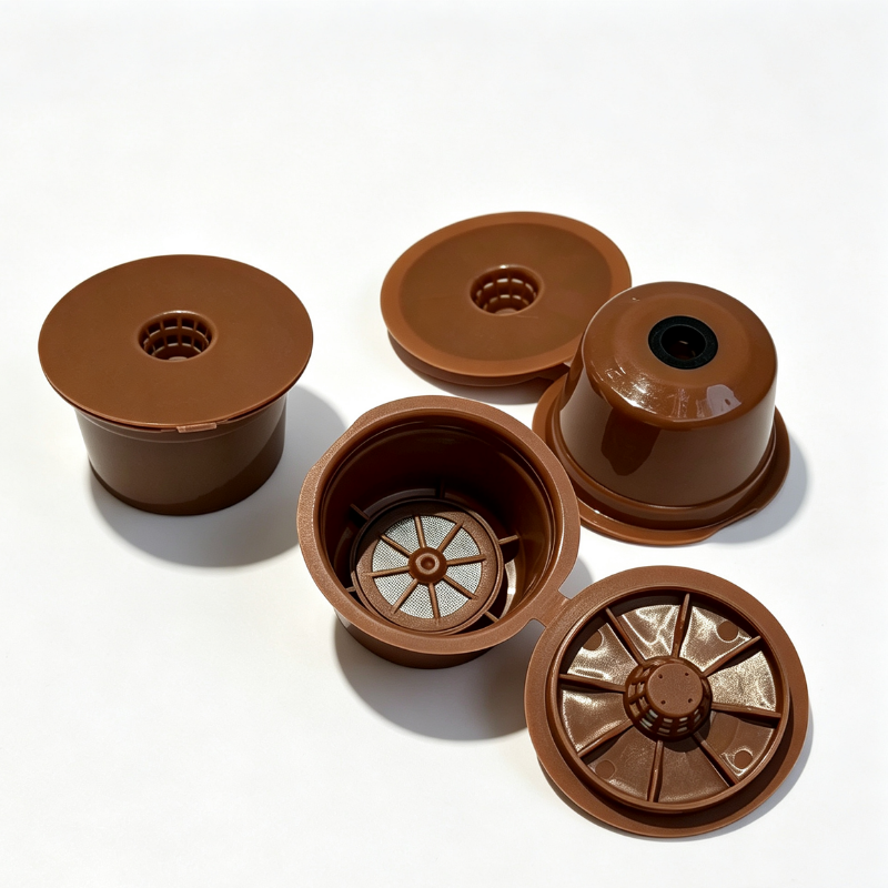 Reusable Coffee Capsule Stainless Steel Mesh Filter Refillable Pod Compatible with Caffitaly Coffee Machine