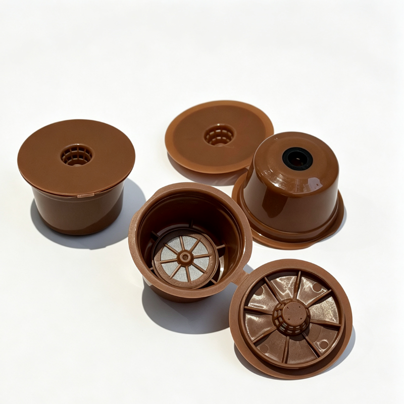 Reusable Coffee Capsule Stainless Steel Mesh Filter Refillable Pod Compatible with Caffitaly Coffee Machine