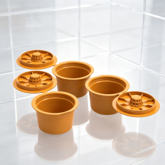 Factory Sales PLA Biodegradable Coffee Capsule Pod Compatible with Caffitaly