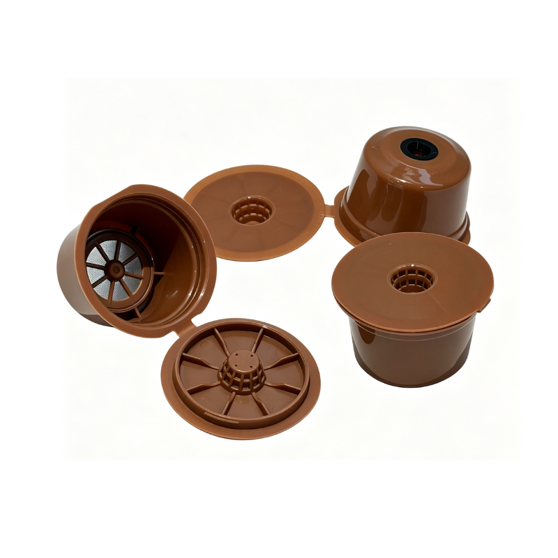 Reusable Coffee Capsule Stainless Steel Mesh Filter Refillable Pod Compatible with Caffitaly Coffee Machine