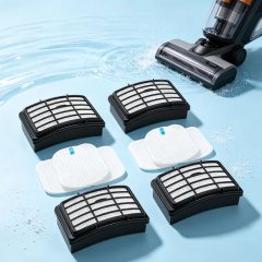 XFF350 XHF350 Vacuum Filter Kit Fit Shark Navigator Lift-Away Upright Vacuum Replacement Foam HEPA Filters