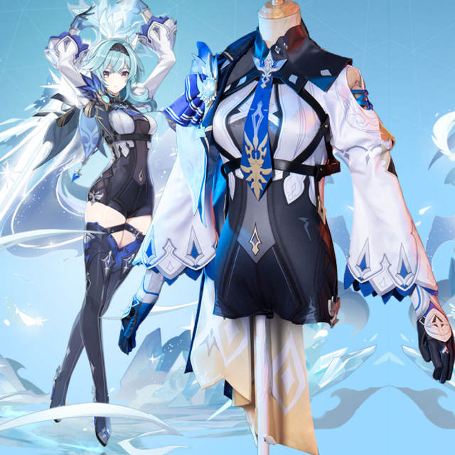 Genshin Impact Eula Cosplay Costume