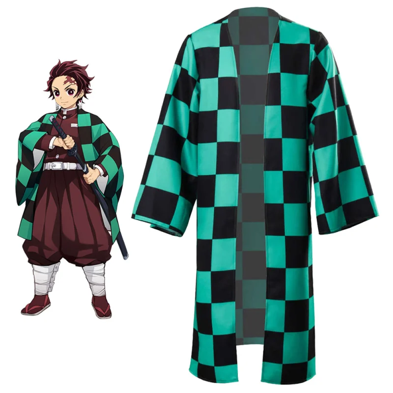 Zaverse Demon Slayer Kimetsu no Yaiba Kamado Tanjirou Cosplay Cape