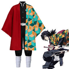 Kids Giyuu Cosplay Costume-Demon Slayer Kimetsu no Yaiba Tomioka