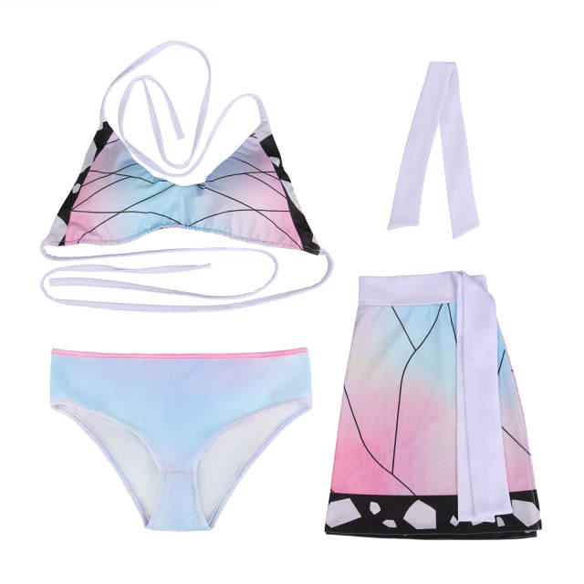 Demon Slayer Kimetsu no Yaiba Kochou Shinobu Bikini Swimwear