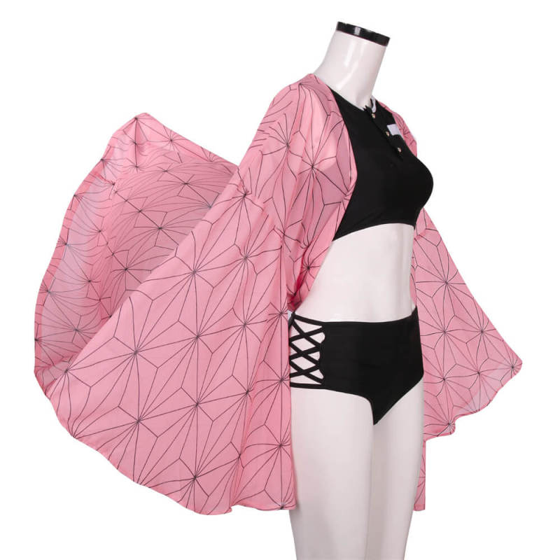 Pareven Demon Slayer Kimetsu no Yaiba Nezuko Kamado Swimwear