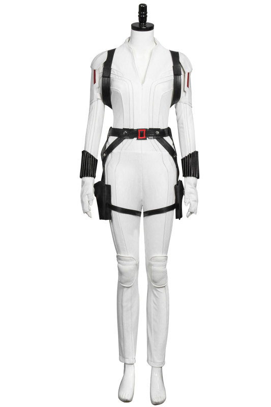 Black Widow 2021 Natasha Romanoff White Cosplay Costume