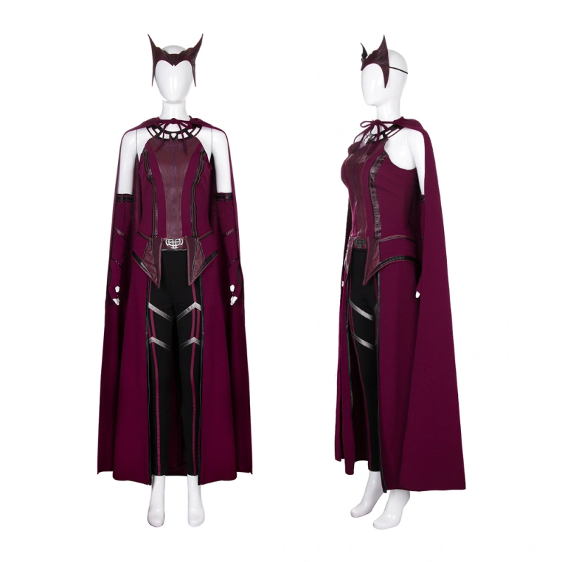 (Ready to Ship) WandaVision Scarlet Witch Wanda Maximoff Cosplay Costume