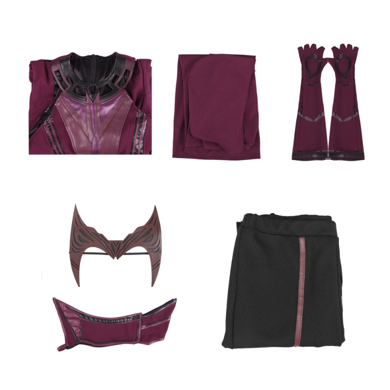 (Ready to Ship) WandaVision Scarlet Witch Wanda Maximoff Cosplay Costume