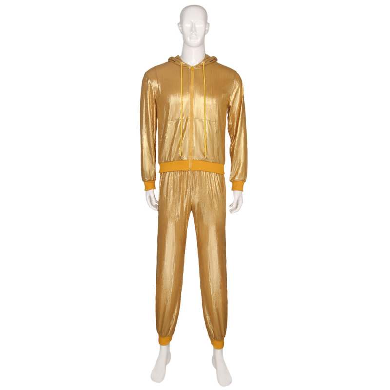 Sing 2 Gunter Gold Sweatsuit Cosplay Costume