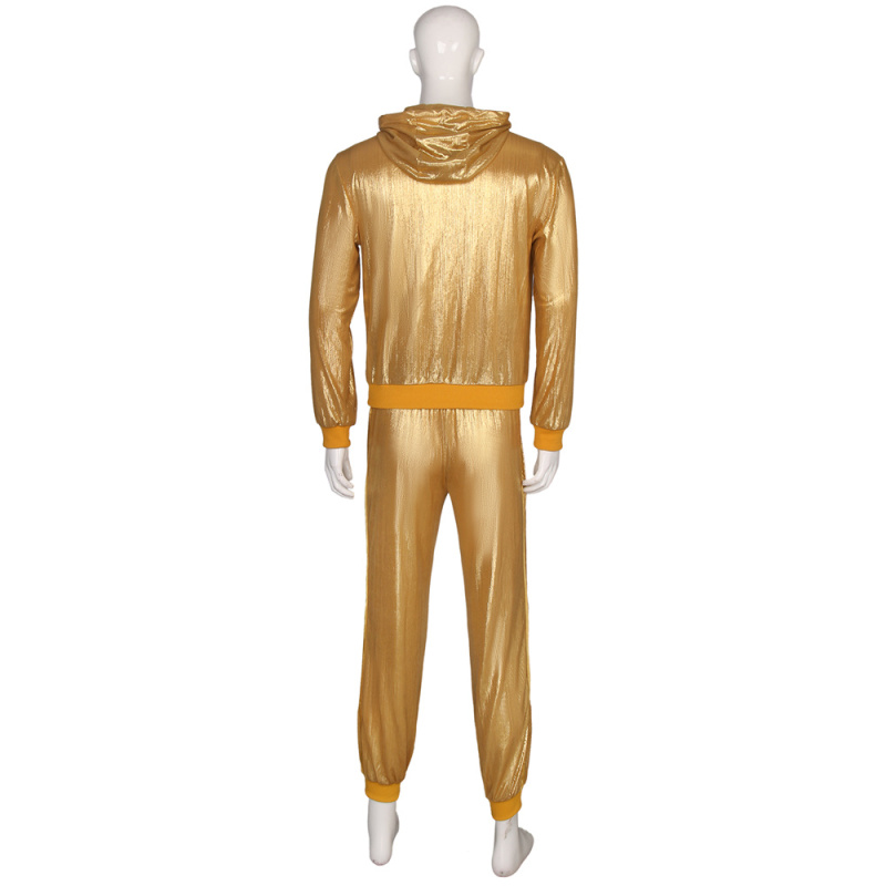 Sing 2 Gunter Gold Sweatsuit Cosplay Costume