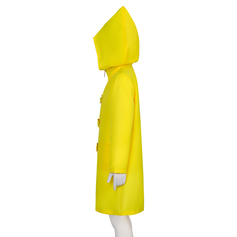 Kids Little Nightmares Six Cosplay Coat Yellow